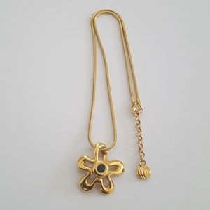 LANVIN Germany Flower Necklace - Gold-tone